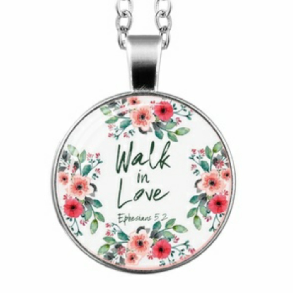 "Walk in Love" Pendant Necklace